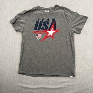USA Graphic Short Sleeve Tee - Gray